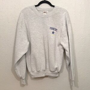 Fashion Cafe Barcelona Vintage RARE Embroidered Crew Neck Sweatshirt size L